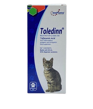 Toledinn (Tolfenamic Acid) 50ml - Shopivet.com
