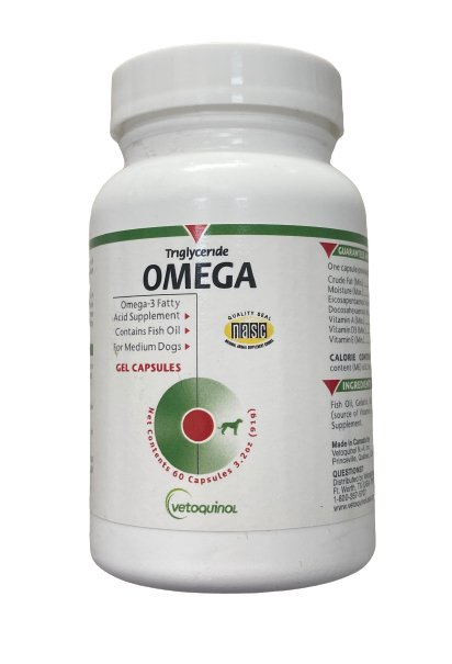 Triglyceride omega for clearance dogs