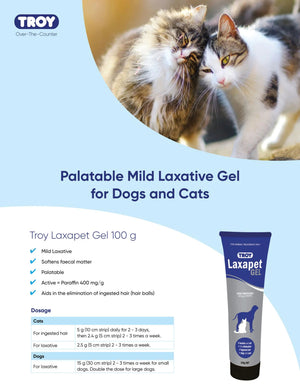 Troy Laxapet Gel 100g - Shopivet.com