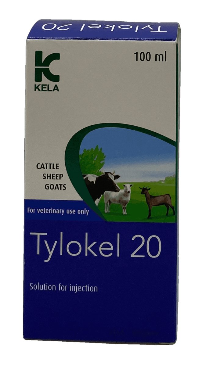 Tylokel 20 injection 100 ml - Shopivet.com