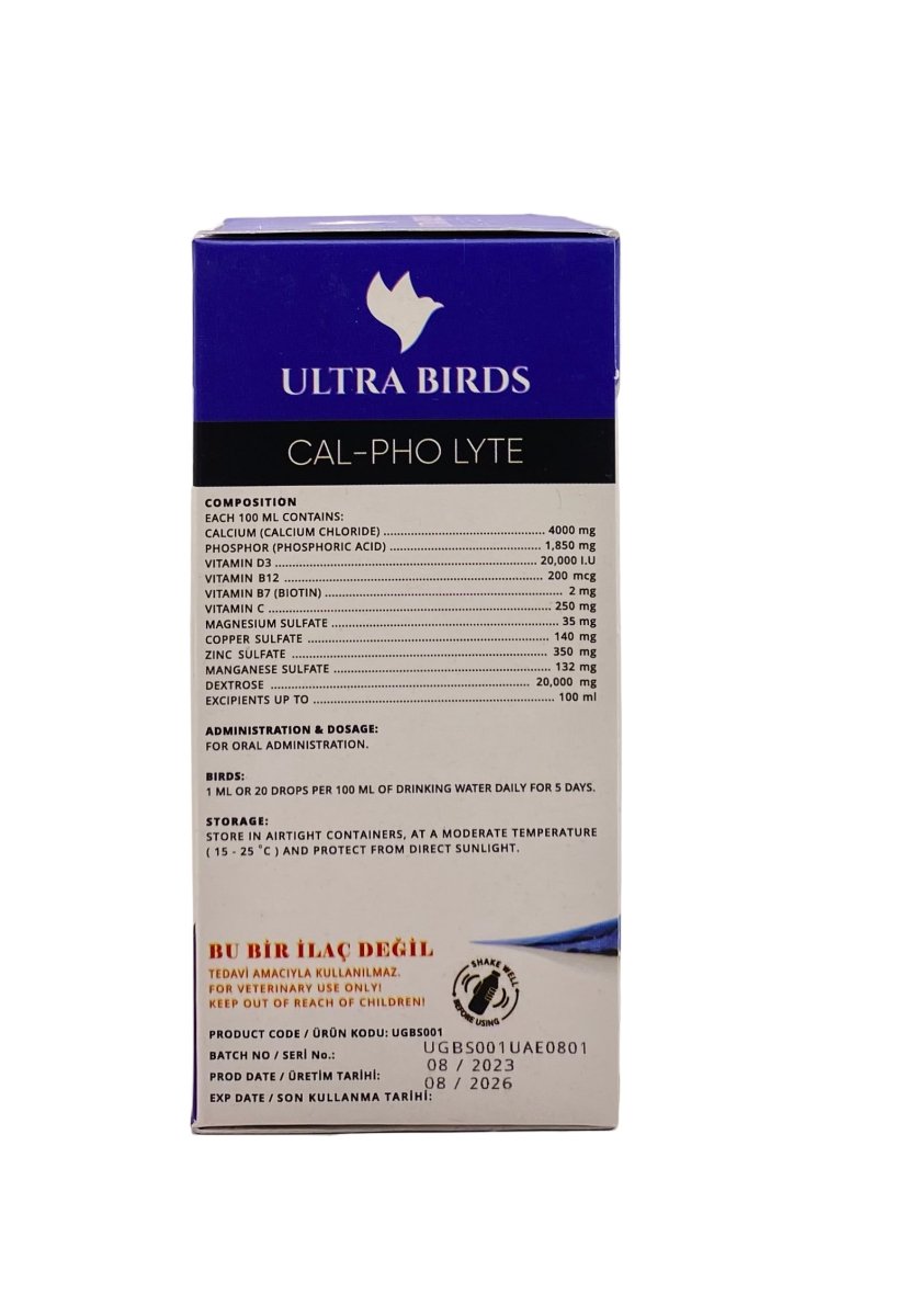 ULTRA Birds CAL PHO Lyte 100ml - Shopivet.com