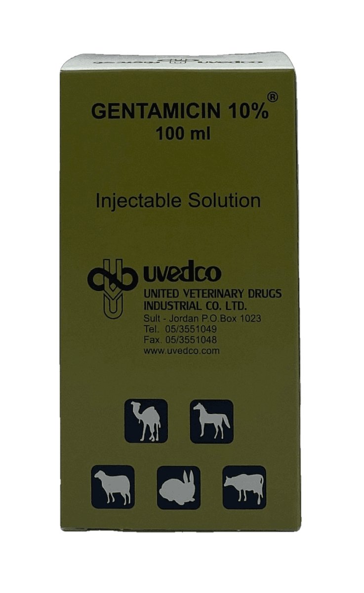 UVEDCO ⁨GENTAMICIN 10% 100 ml ⁩ - Shopivet.com