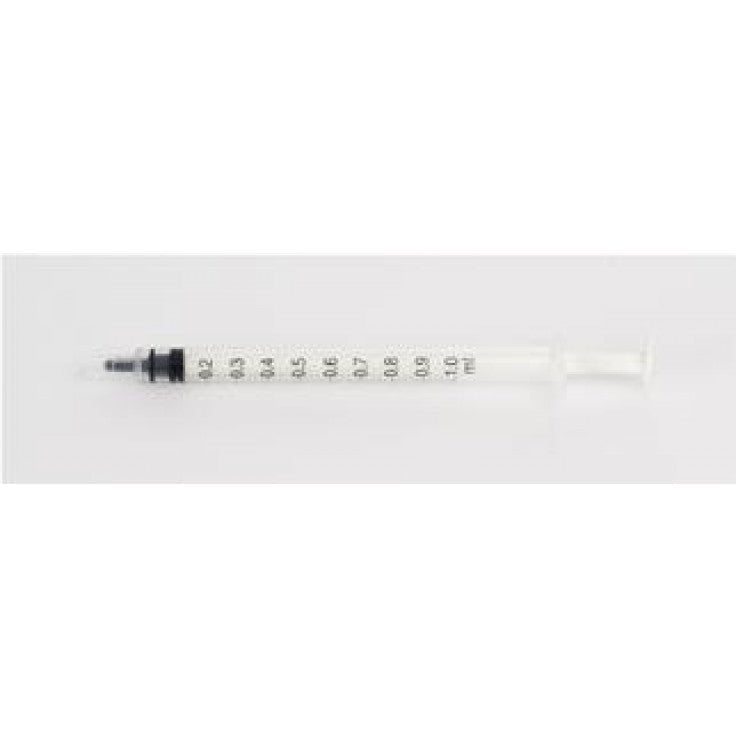 VALUELINE DISPOSABLE SYRINGE 1 ML, CENTRIC, LUER SLIP, 100/PK - Shopivet.com