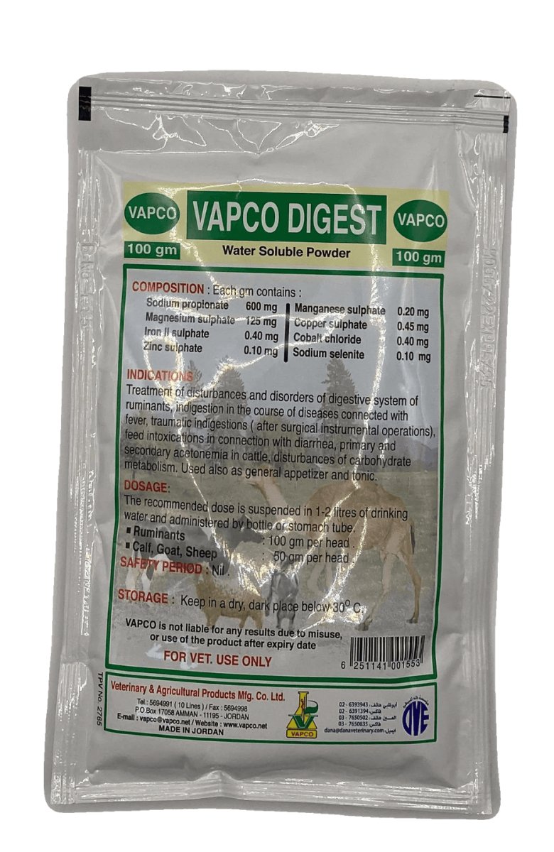 VAPCO DIGEST 100gm - Shopivet.com