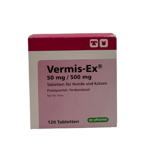 Vermis - Ex 50mg 120 tab - Shopivet.com