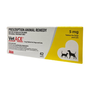 Vetace (Benazepril) 5mg 42 Tabs - Shopivet.com