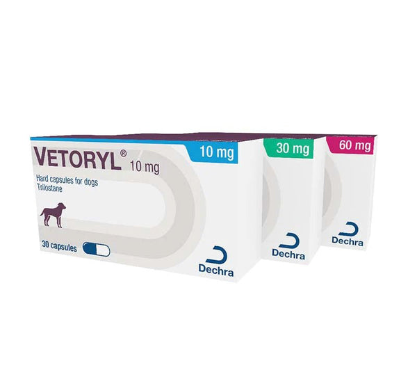 Vetoryl® Capsules (trilostane) 10mg 30 Capsules - Shopivet.com