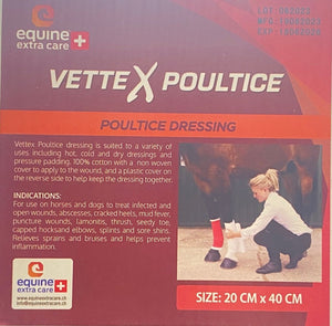 Vettex Poultice 20 x 40 cm - Shopivet.com