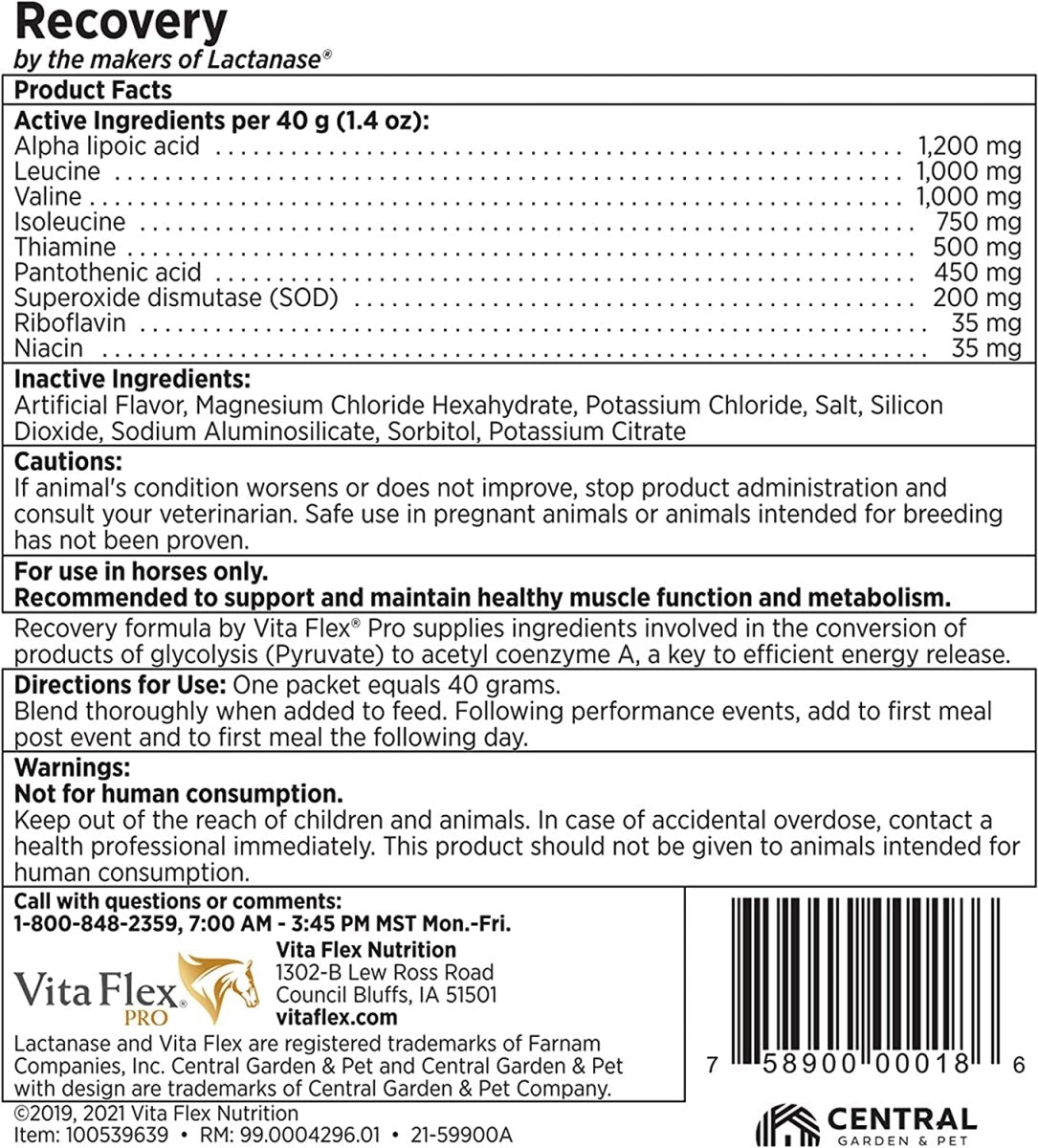 Vitaflex Recovery 40g - Shopivet.com