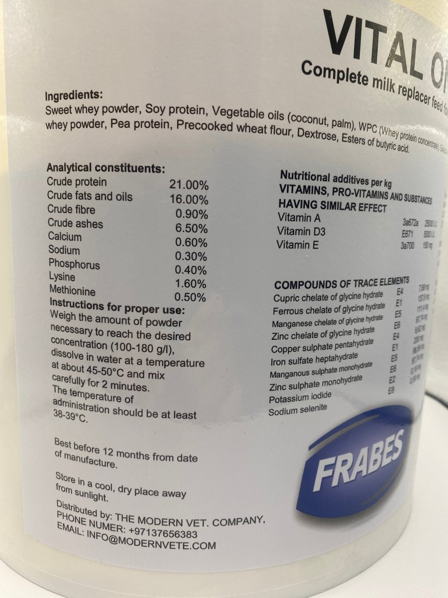 Vital one Milk Powder 5kg - Shopivet.com