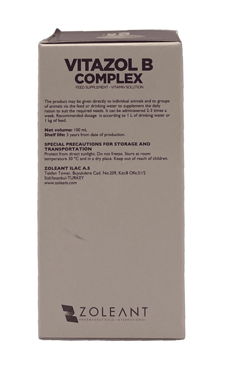 VITAZOL B complex 100 ml - Shopivet.com