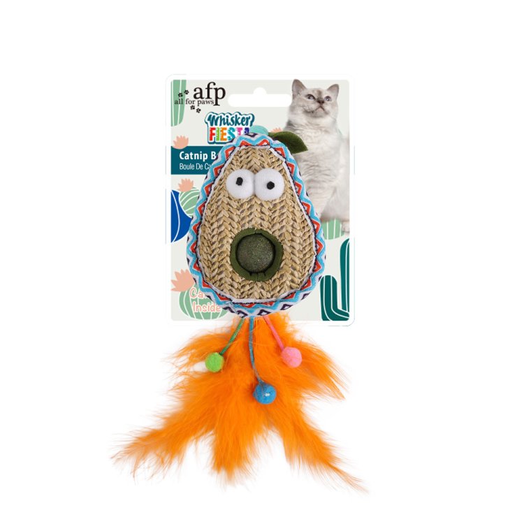 Whisker Fiesta- Catnip Ball Avocado - Shopivet.com