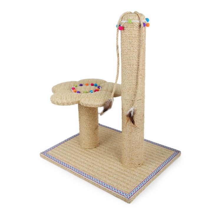 Whisker Fiesta - Flower Cat Scratching Post - Shopivet.com