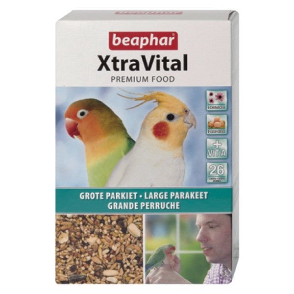 XTRAVITAL LARGE PARAKEET FEED 500G (NEW FORMULA) - Shopivet.com