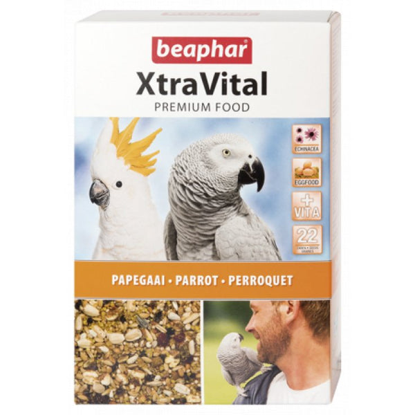 XTRAVITAL PARROT FEED 1 KG (NEW FORMULA) - Shopivet.com
