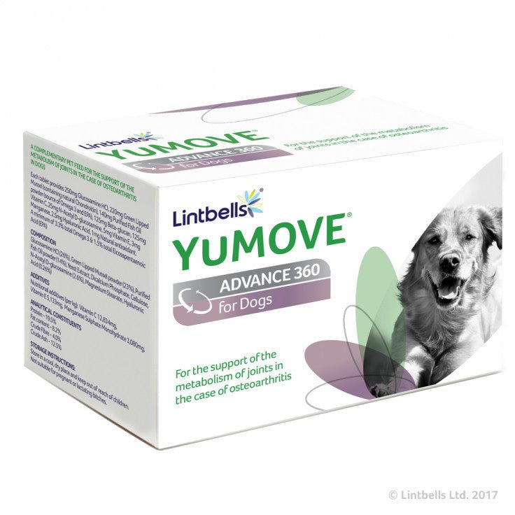 YUMOVE ADVANCE 360 FOR DOGS 120 TABLETS - Shopivet.com
