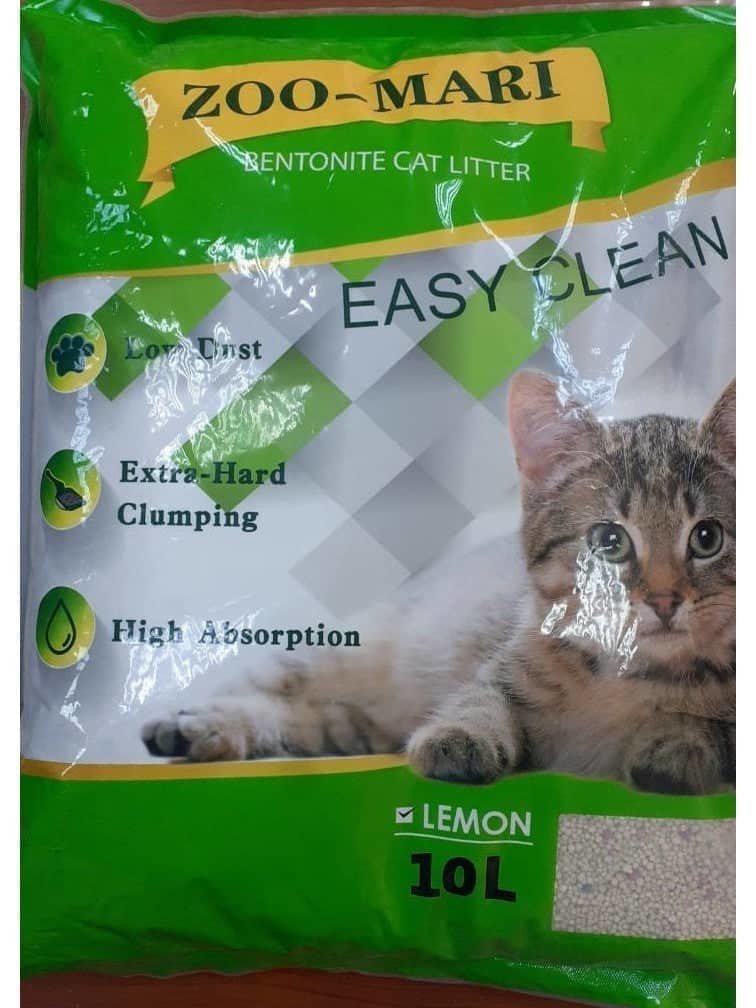 ZOO-MARI CAT LITTER, LEMON 10 L - Shopivet.com